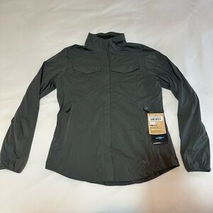 Outdoor Research, NWT, Women's Black Microlight Shirt Jacket Shacket, Size Small